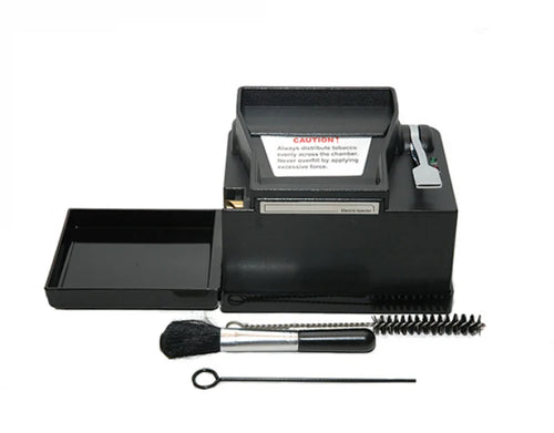 Powermatic 2+ Plus electric roller close-up - precision rolling mechanism for personal use